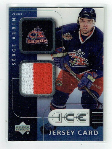 Upper deck ice jersey - 01-02,