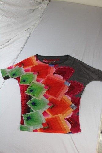 Desigual maglia grigio toni - desigual,
